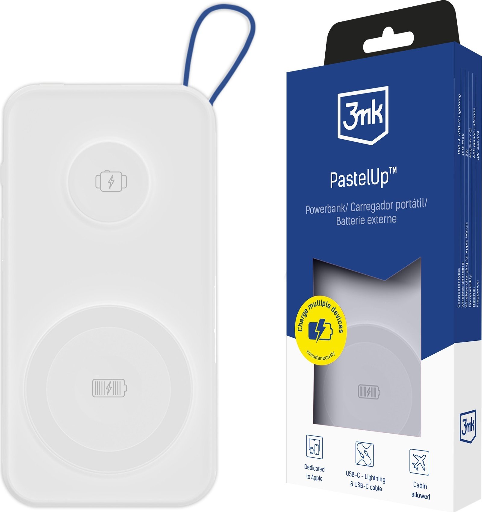 3mk PastelUp 10 000mAh Powerbank 22