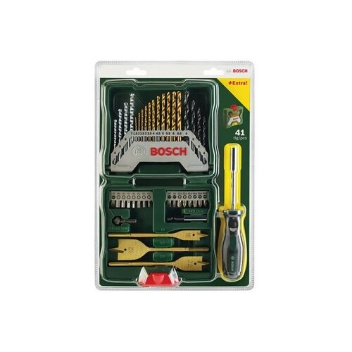 BOSCH 40-daļīgs Titanium kompl. ar rokas
