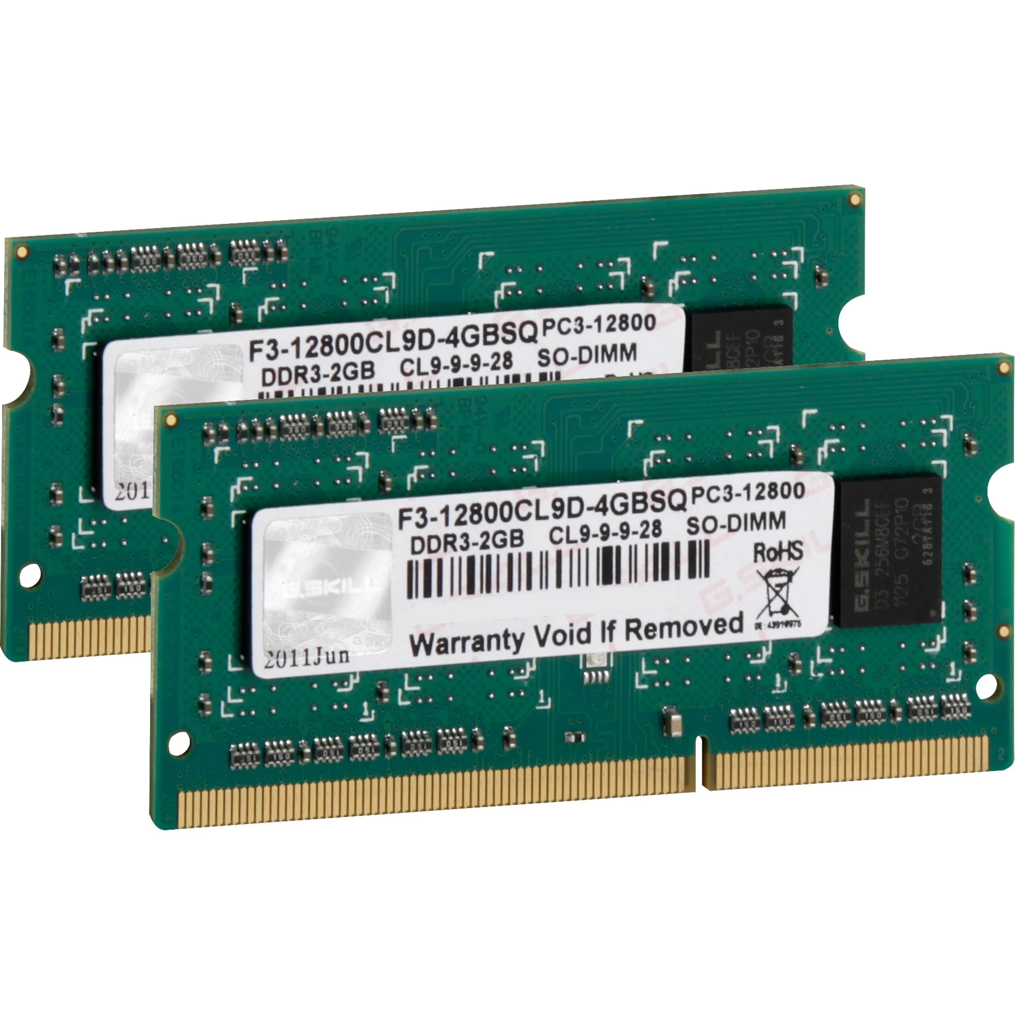 G.Skill DDR3 4GB 1600MHz 2x2GB