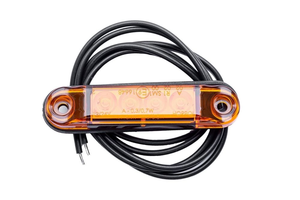 4LED Oranžs piekabes gabarītlukturis 12V/24V HORPOL