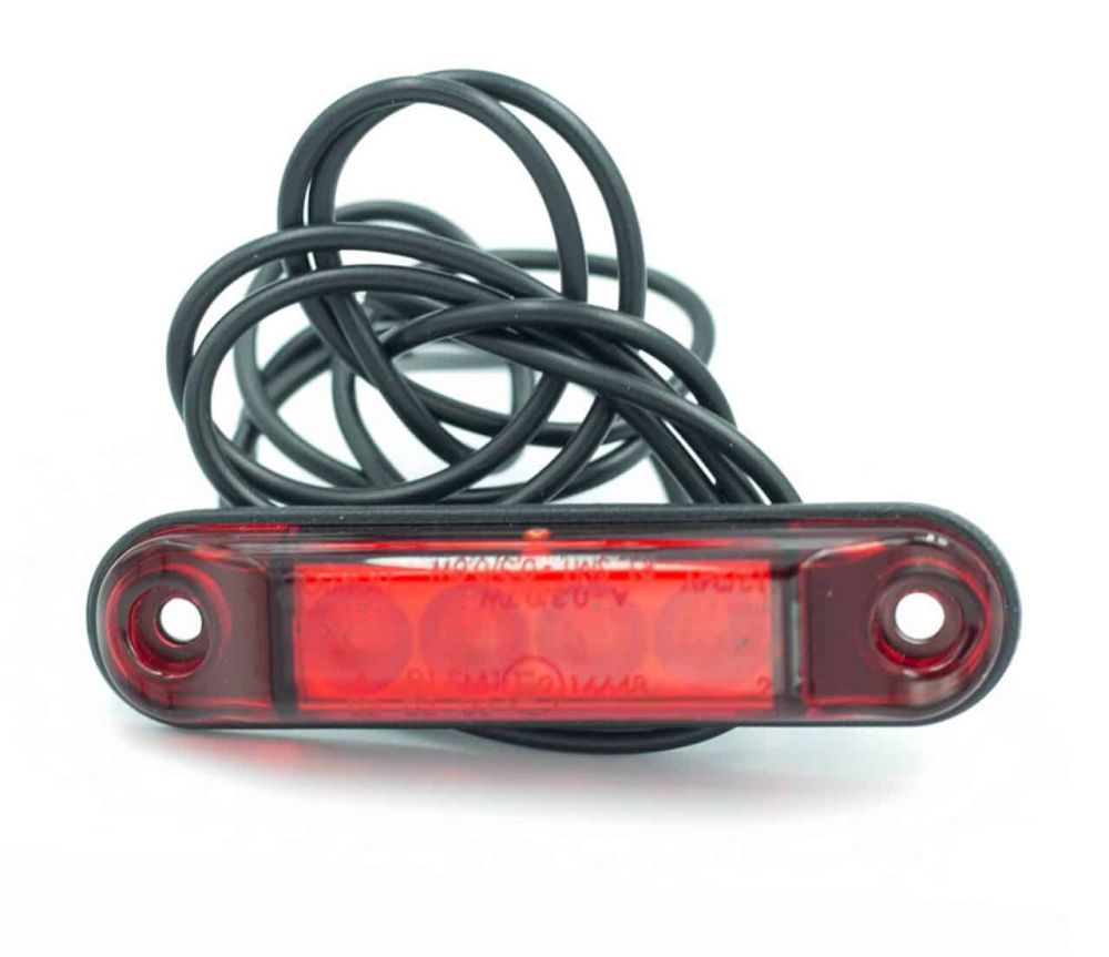 4LED Sarkans piekabes gabarītlukturis 12V/24V HORPOL