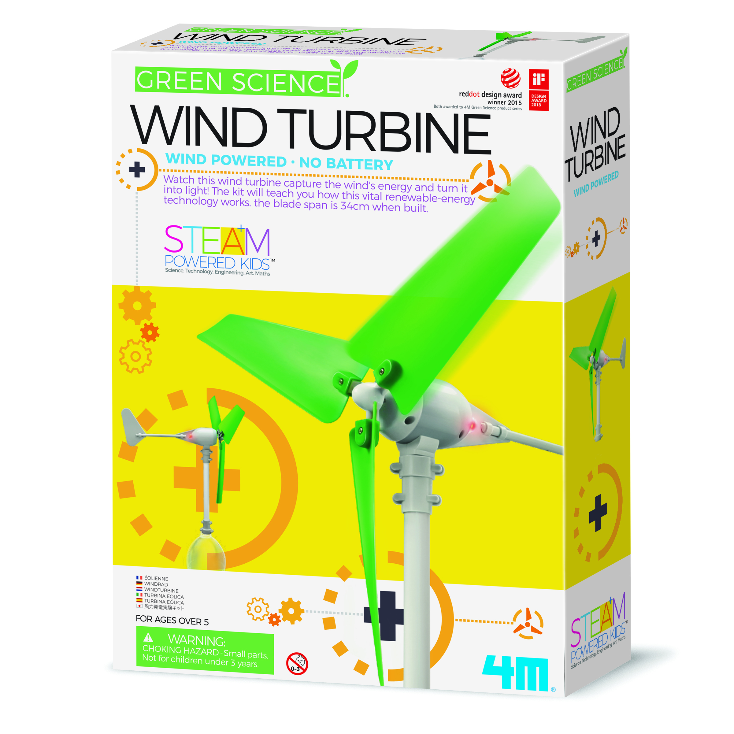 4M Green Science DIY komplekts Vēja
