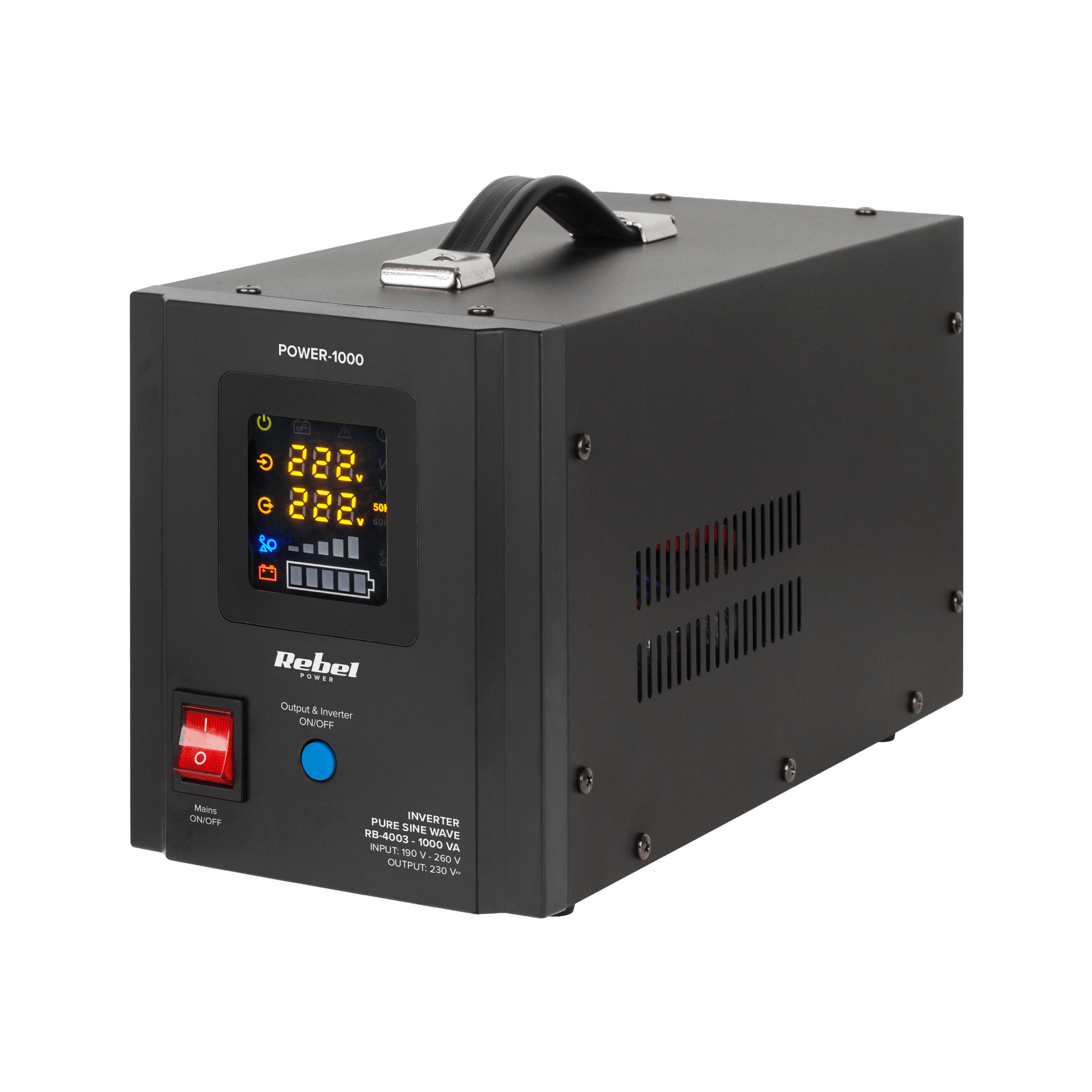 REBEL™ 700W, Tīras Sinusoīdas Invertors -