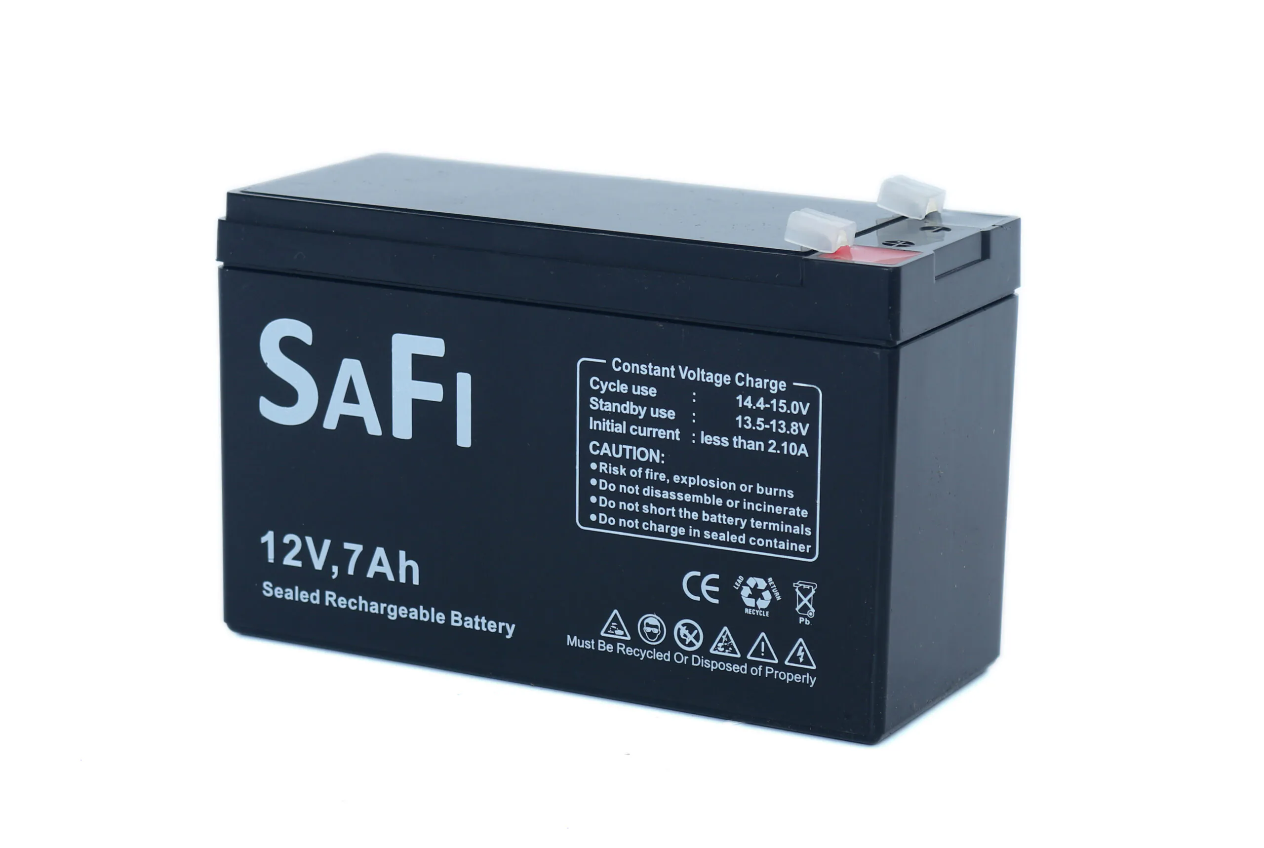 SaFi 12v, 7Ah akumulators (012518) |