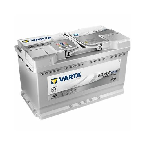 Startera akumulatoru baterija VARTA A6 80AH