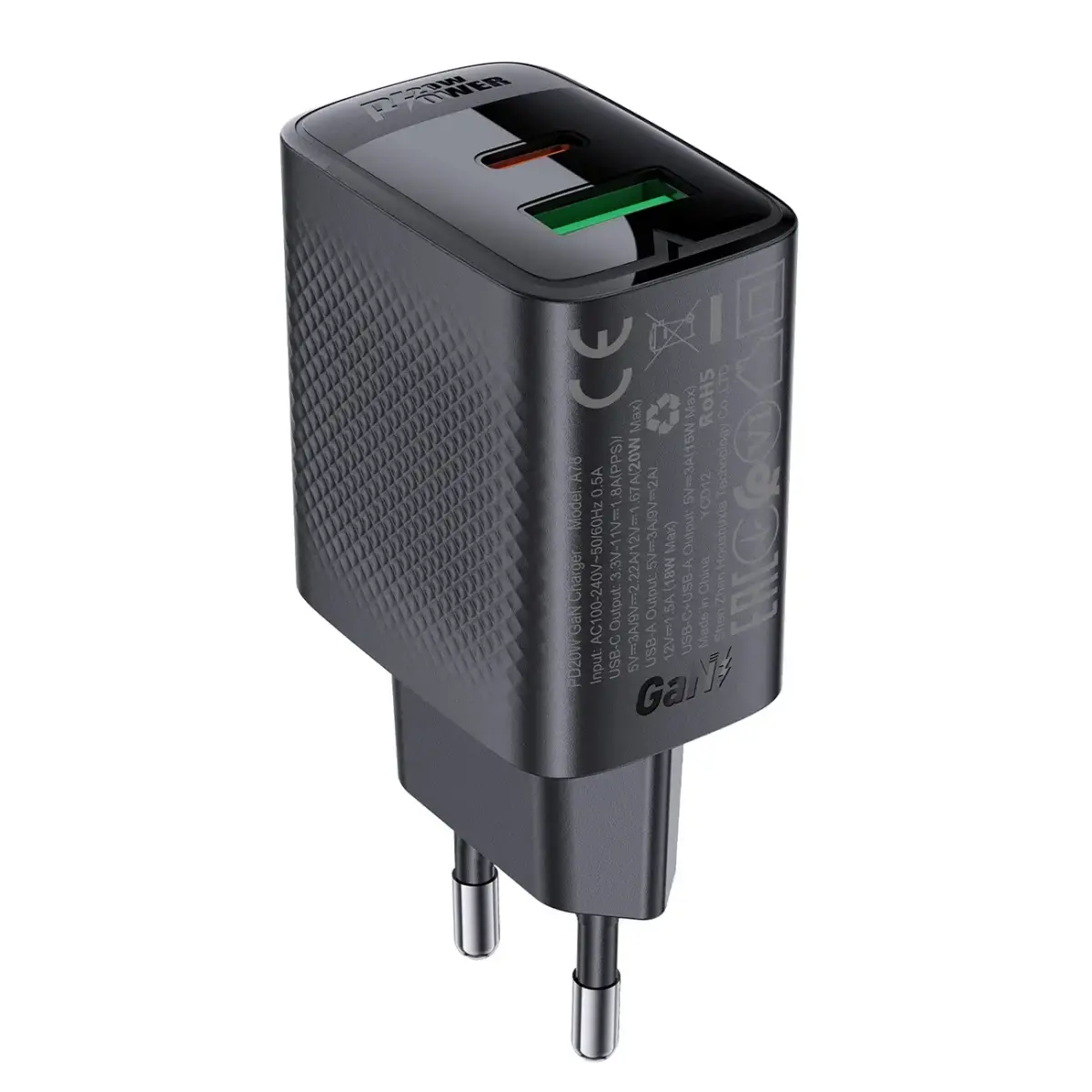 Acefast A78 GaN USB-A | USB-C