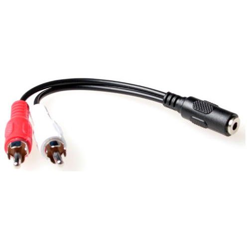 ACT 3,5MM STEREO-2XRCA F/M 0