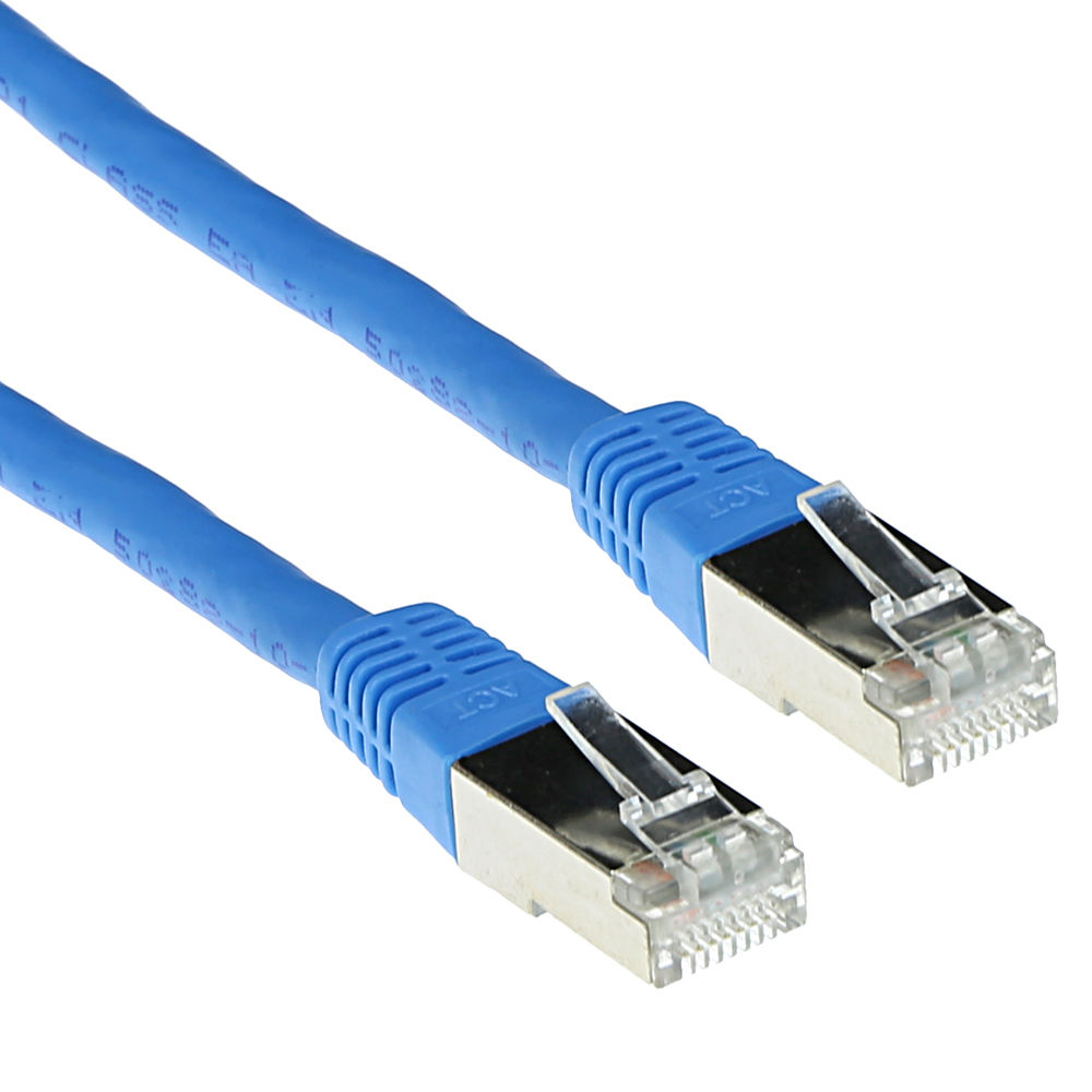 ACT CAT5E F/UTP LSZH BLUE    0