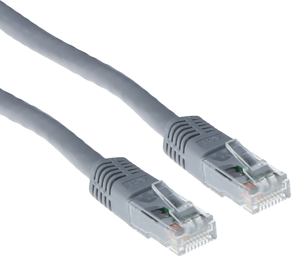 ACT CAT5E U/UTP GREY         0.50M