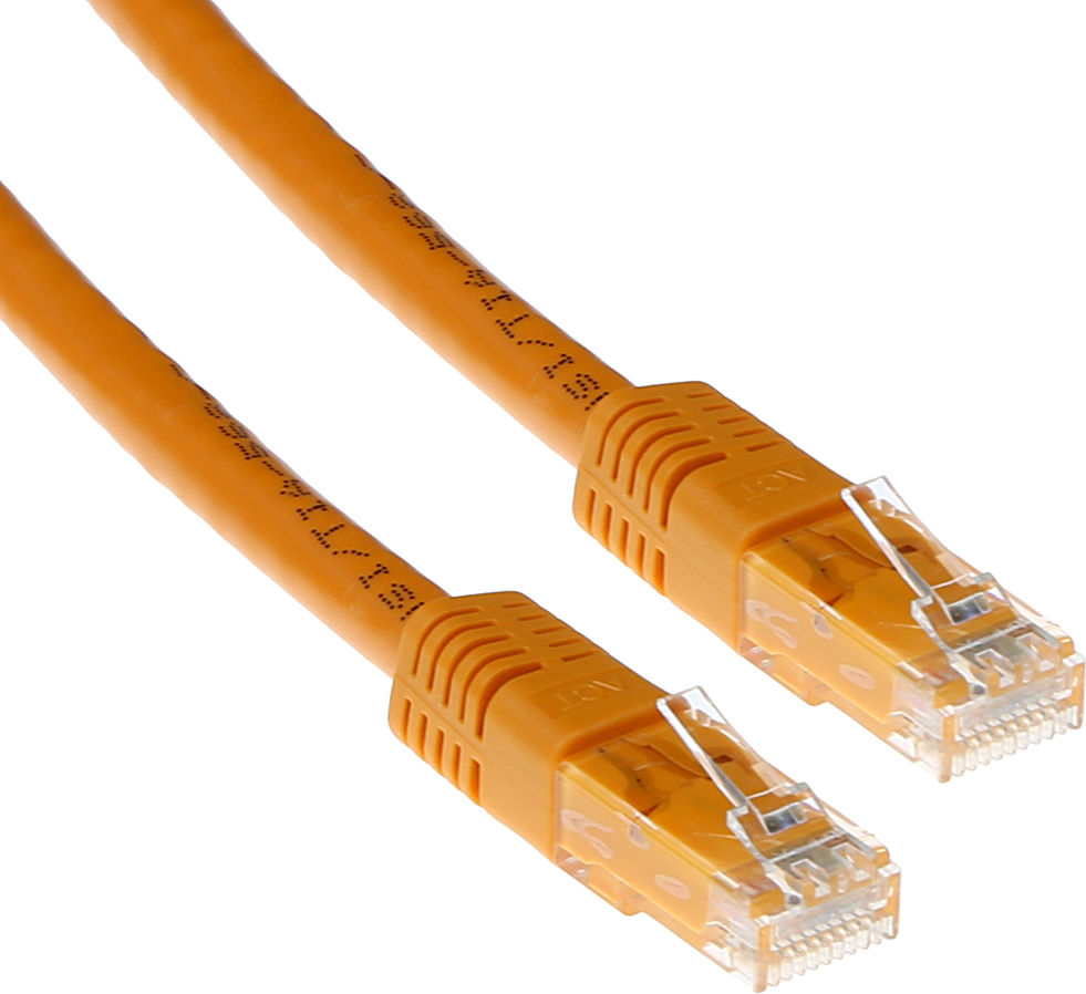 ACT CAT5E U/UTP ORANGE       1.00M