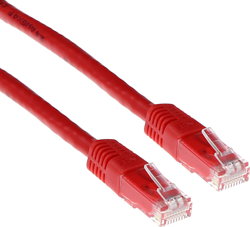 ACT CAT5E U/UTP RED          1.50M