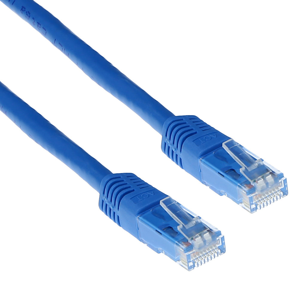 ACT CAT6 U/UTP LSZH BLUE     0