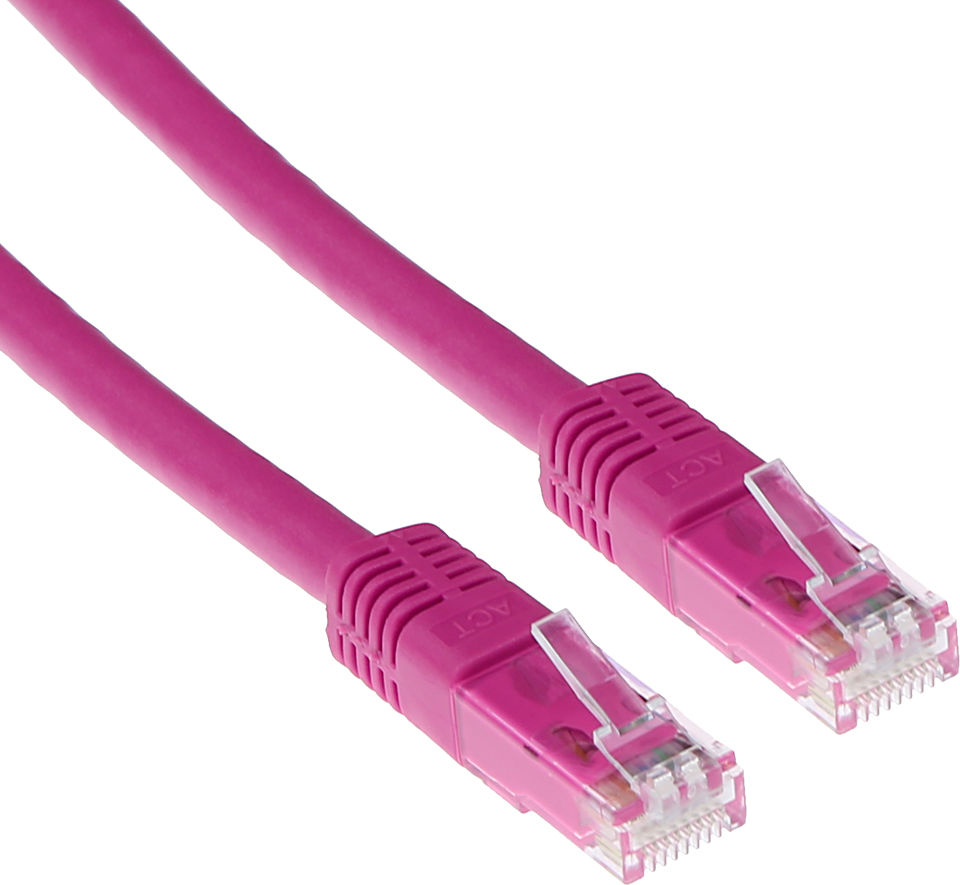 ACT CAT6 U/UTP PINK          0.50M