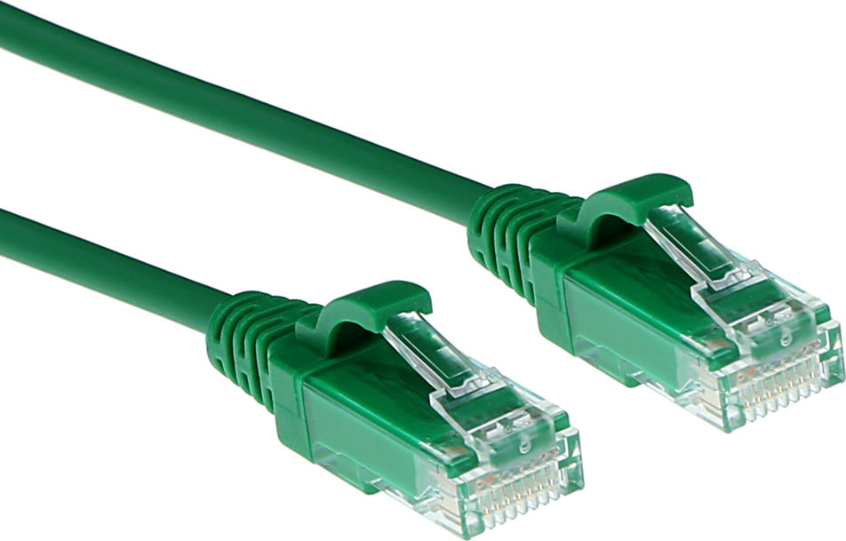 ACT CAT6 U/UTP SLIMLINE GN 0