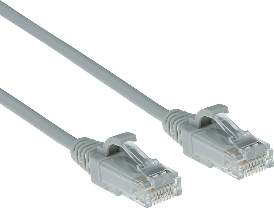 ACT CAT6 U/UTP SLIMLINE GY 1
