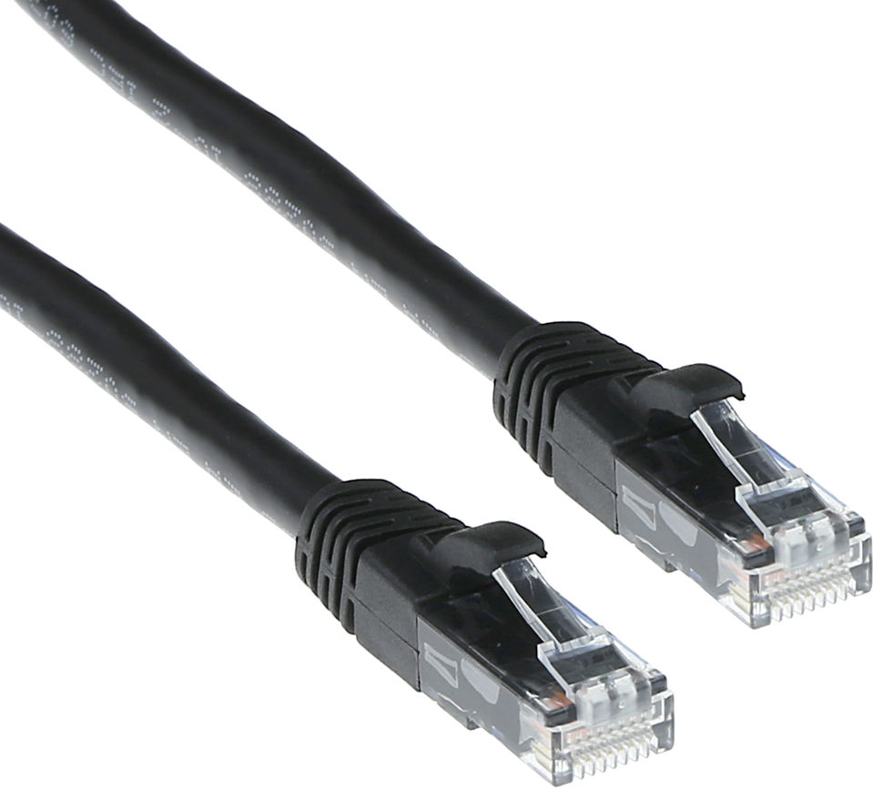 ACT CAT6 U/UTP SNAGLESS BK 0