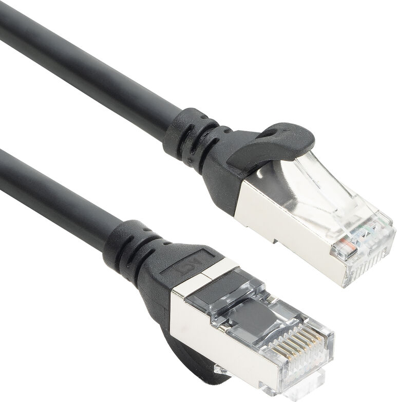 ACT CAT6A S/FTP TPE BK 7