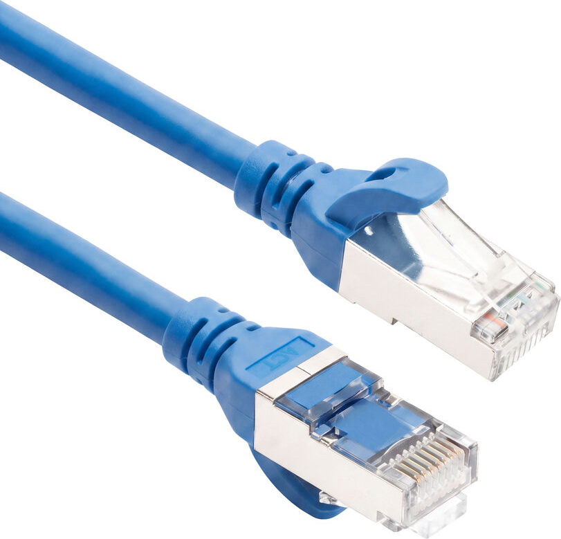 ACT CAT6A S/FTP TPE BU 5