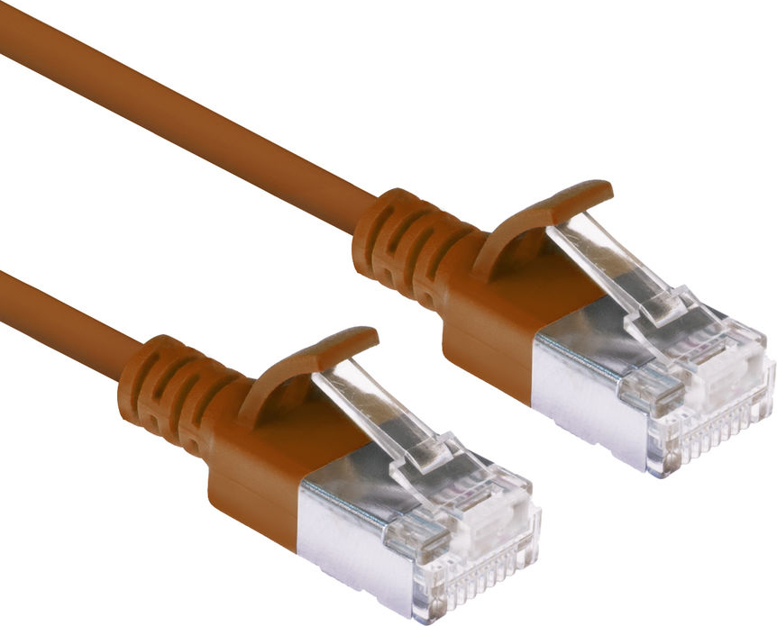 ACT CAT6A U/FTP SLIMLINE BN 0