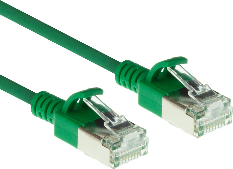 ACT CAT6A U/FTP SLIMLINE GN 0