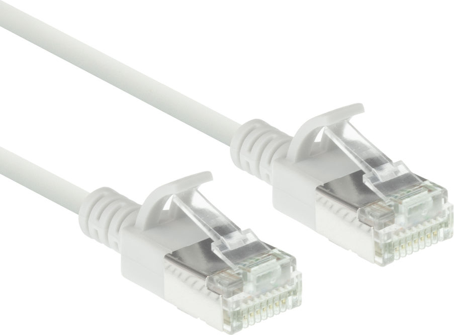 ACT CAT6A U/FTP SLIMLINE WH 0