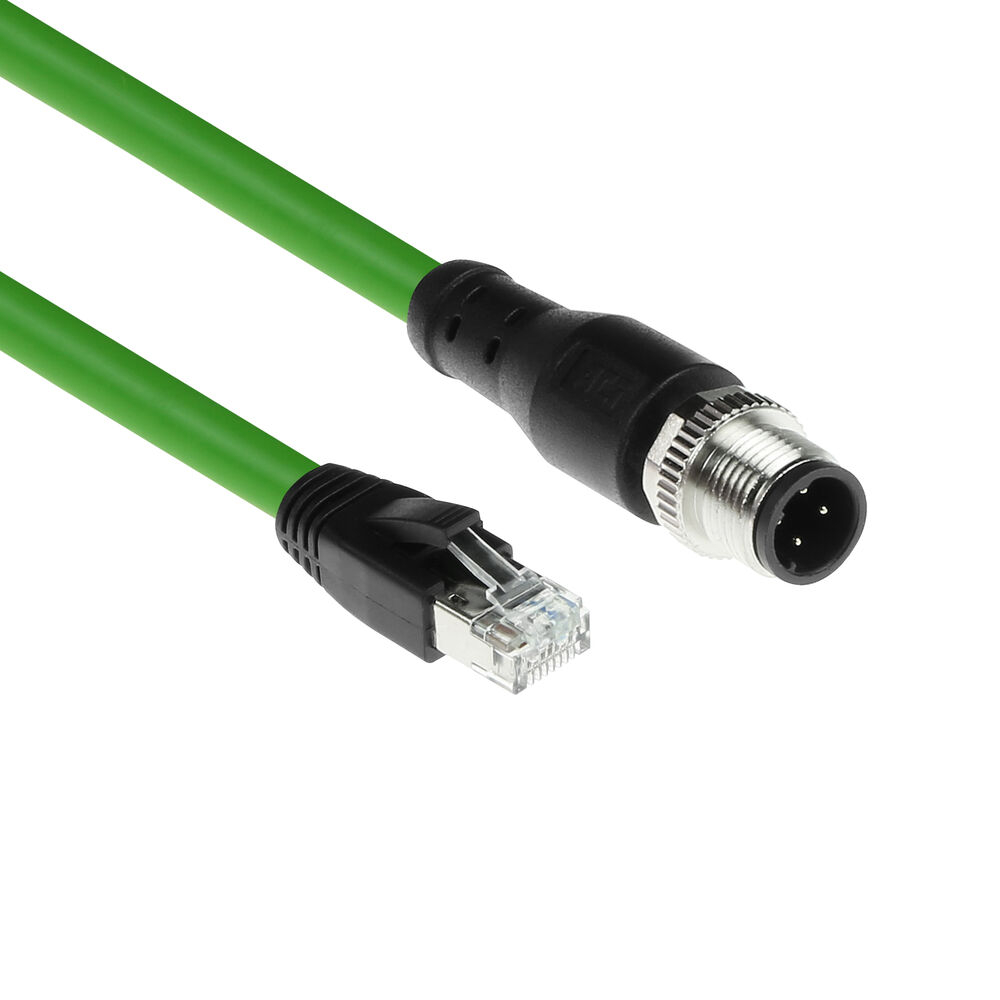 ACT M12D-4PM - RJ45 SH 1