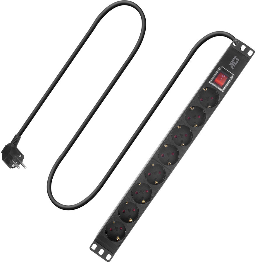 ACT PDU CEE7/7-TYPE F (8X) +SWITCH