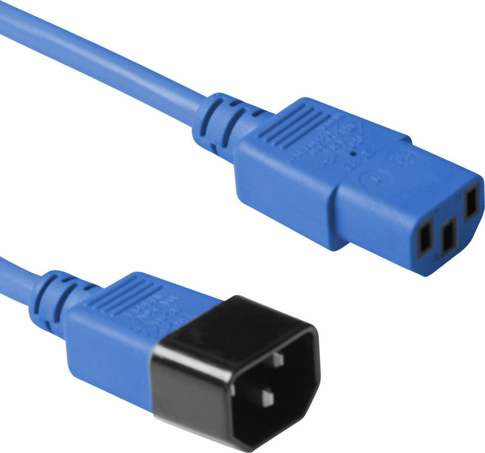 ACT POWERCORD C13-C14 BLUE   0.60M