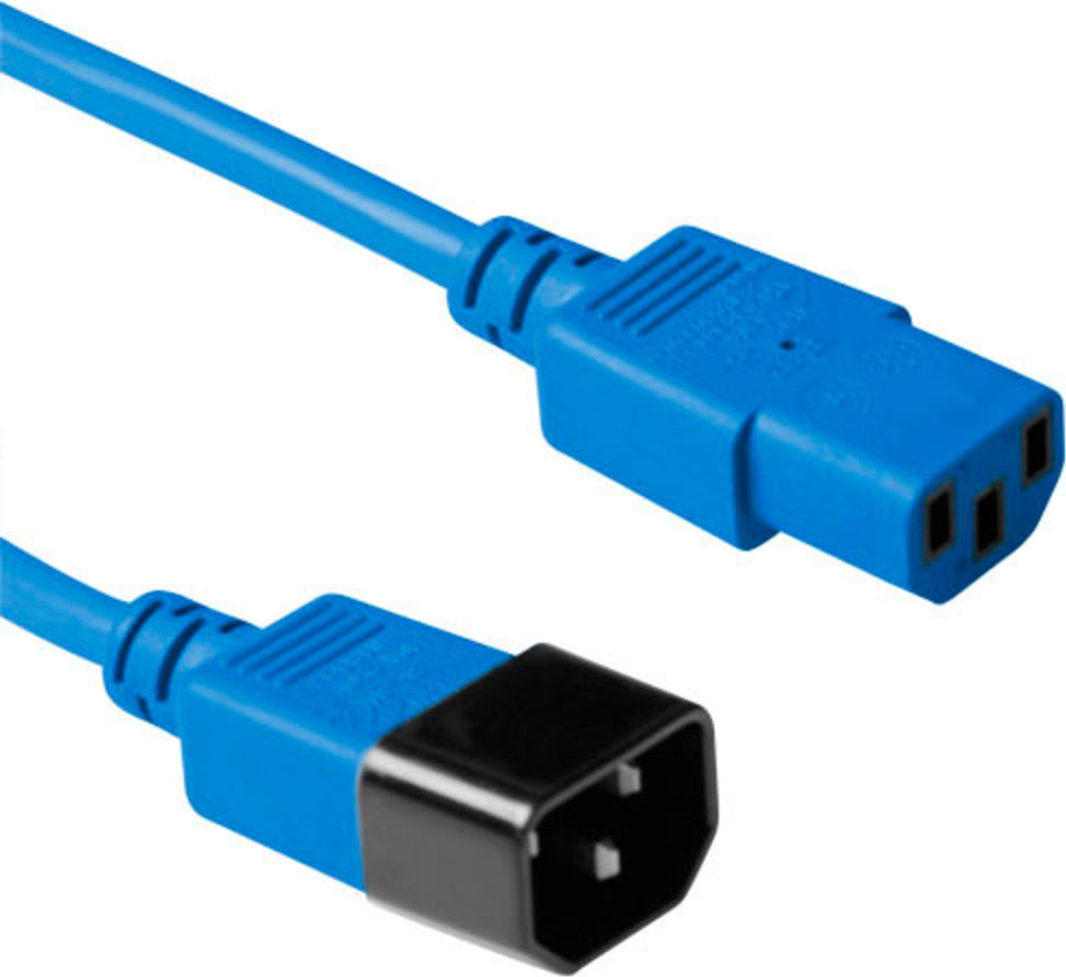 ACT POWERCORD C13-C14 BU 0.30M