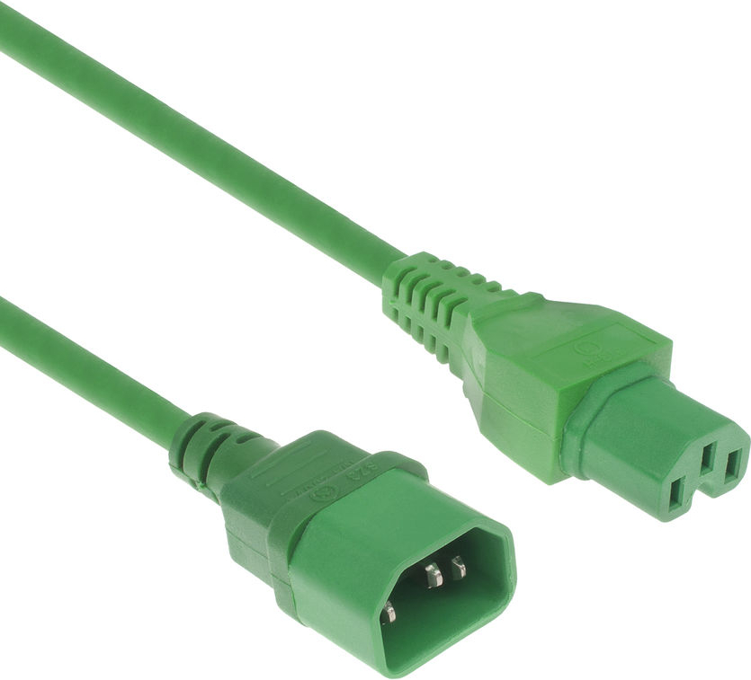 ACT POWERCORD C14-C15 GN 1.20M