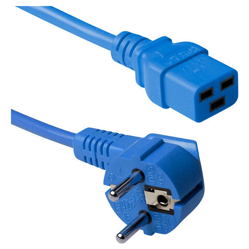ACT POWERCORD SCHUKO-C19 BLU 1.20M