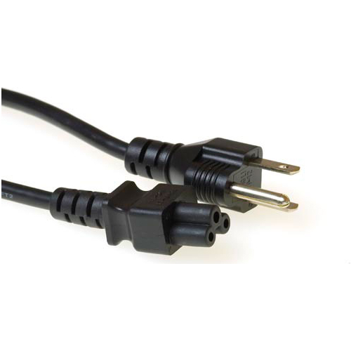 ACT POWERCORD USA-C5 BLACK 1.80M