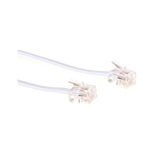 ACT RJ11-RJ11 CABLE WHITE    3.00M