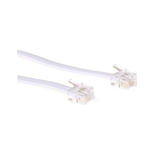 ACT RJ12-RJ12 CABLE WHITE    2.00M
