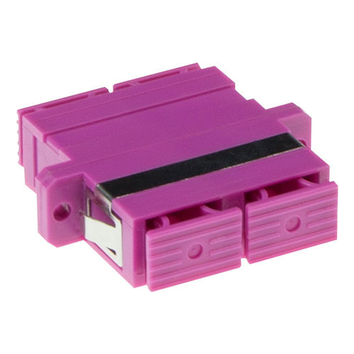 ACT SC DUPLEX ADAPTER OM4 VIOLET