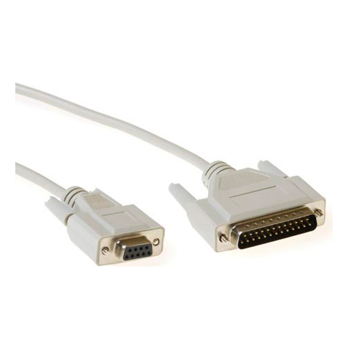 ACT SER CABLE DB09F/DB25M    1.80M
