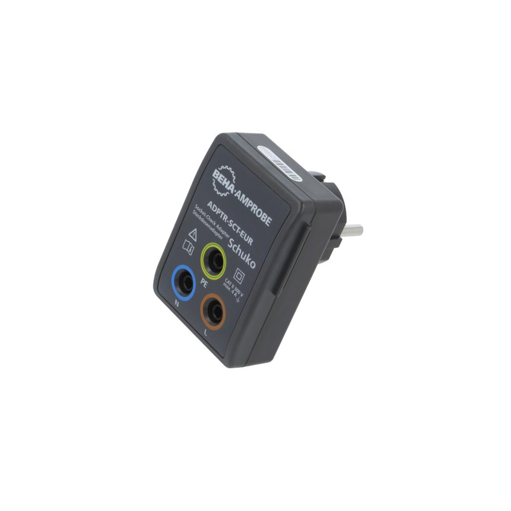 BEHA-AMPROBE Adapter; 4mm; SCHUKO plug |