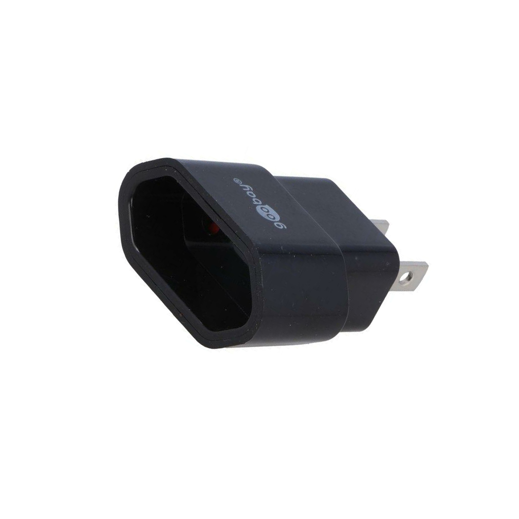 GOOBAY Adapter; Colour: black; travel adapter