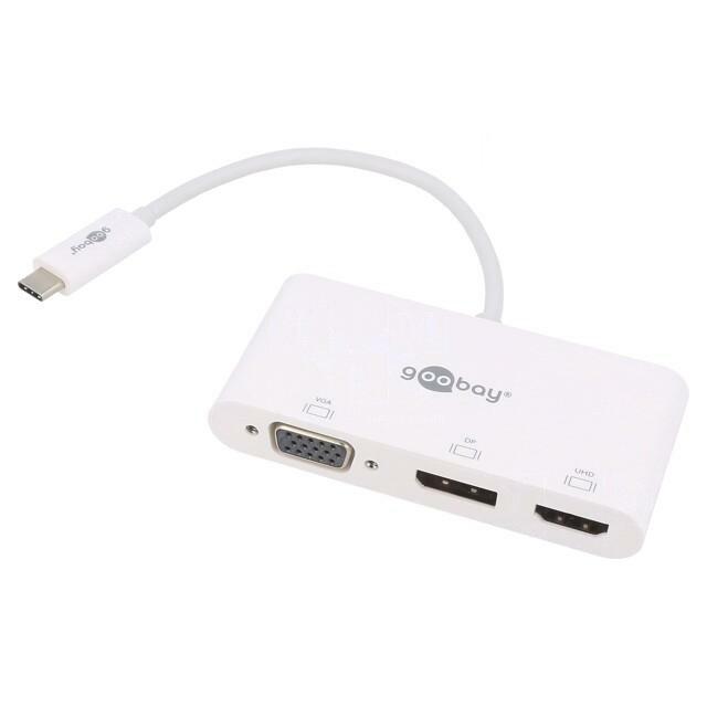 GOOBAY Adapter; DisplayPort 1.2,HDMI