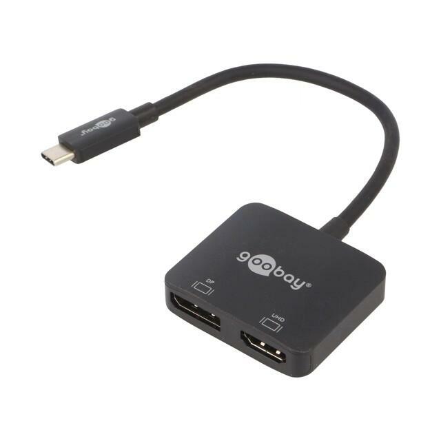 GOOBAY Adapter; DisplayPort 1.4,HDMI