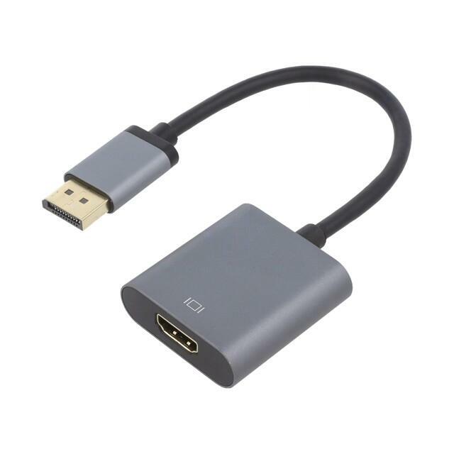 LOGILINK Adapter; DisplayPort plug,HDMI socket