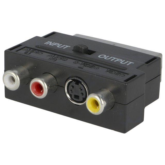 Vanguard Adapter; RCA socket x3,SCART