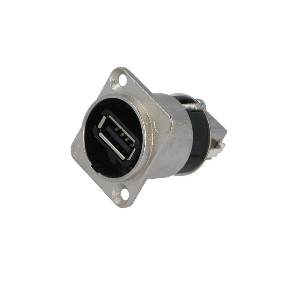 NEUTRIK Adapter; socket; USB A socket-front