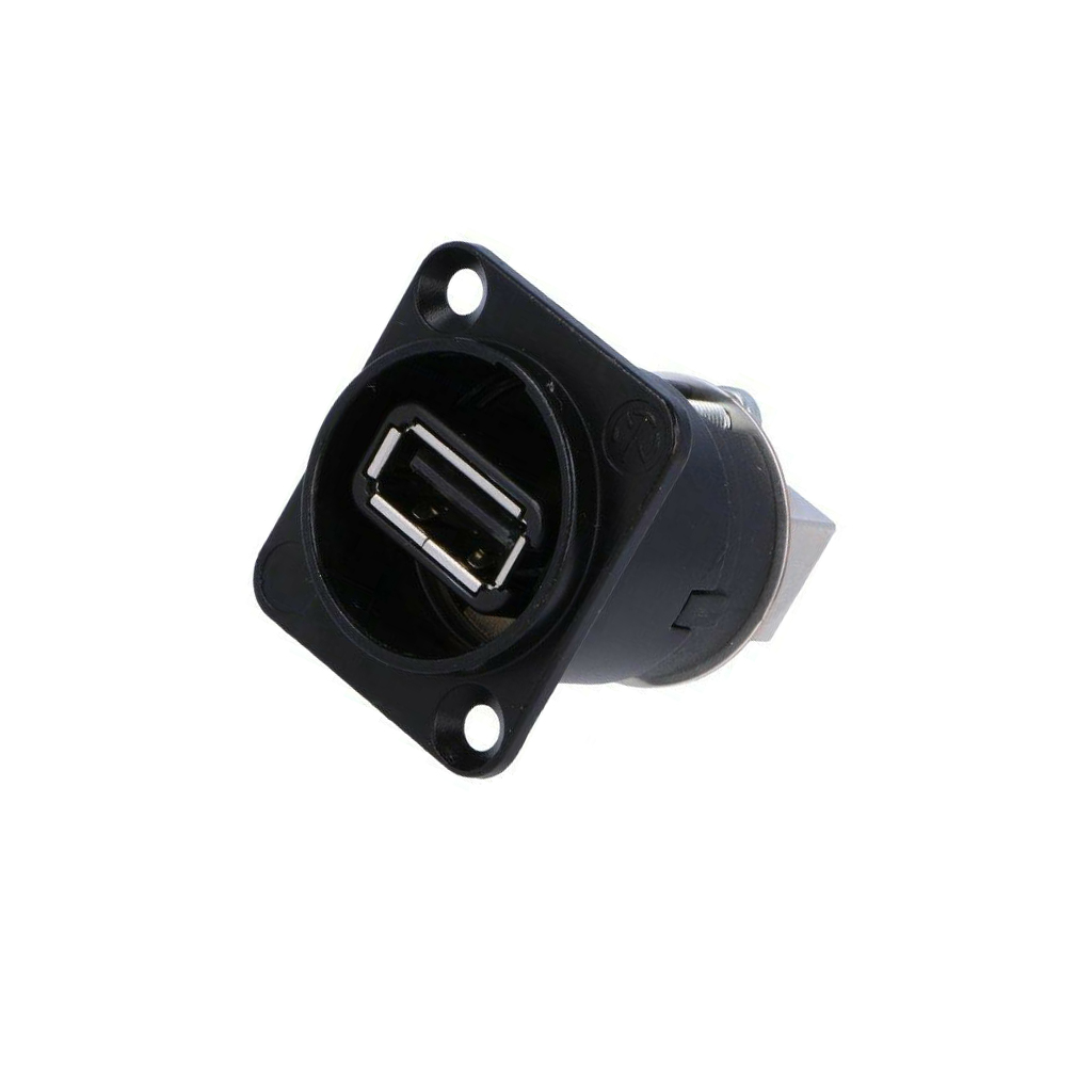 NEUTRIK Adapter; socket; USB A socket-front