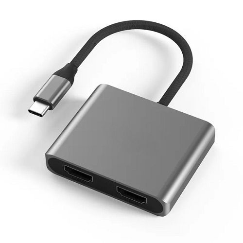 EXTRADIGITAL Adapter USB Type-C - 2x