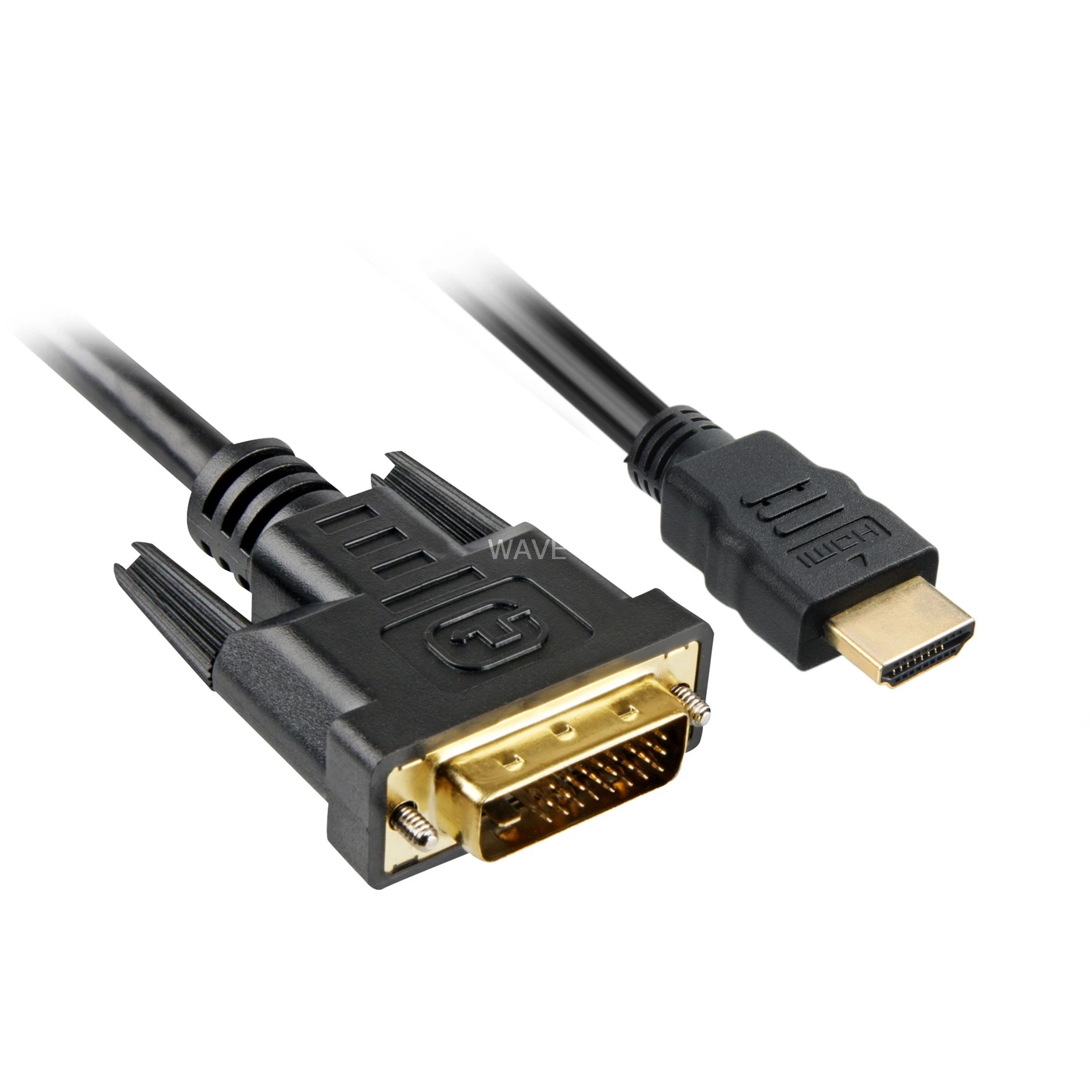 SHARKOON Adaptera kabelis HDMI > DVI-D