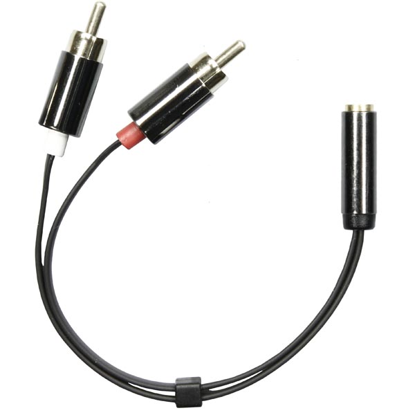 Adapteris DELTACO 3.5 mm F