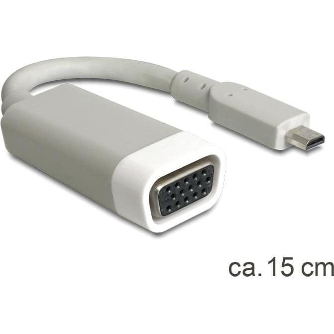 Adapteris HDMI-microD M > VGA F