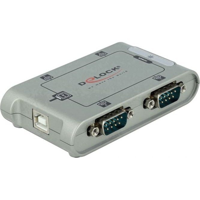 Adapteris USB Delock USB-A - RS-232