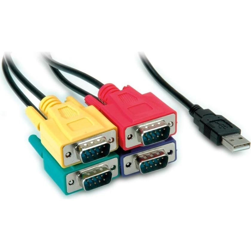 Adapteris USB2.0 > 4 x